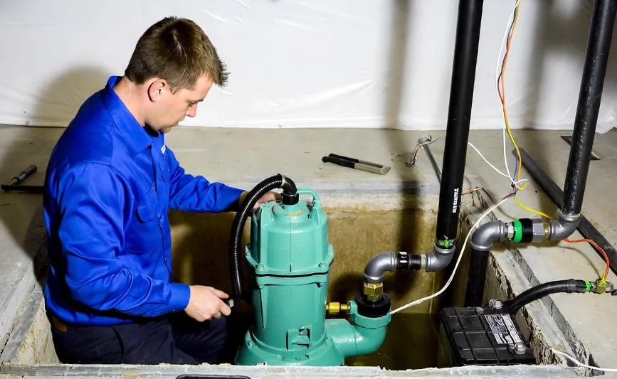 Submersible sump pump